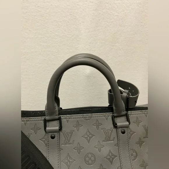 Louis Vuitton Keepall Monogram Gray Duffel Bag - Picture 12 of 16